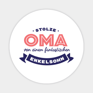 Stolze Oma von einem fantastischen Enkelsohn Magnet